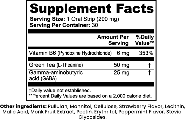 ClarityCalm – Cognitive Relax & Stress Support Strips